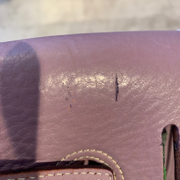 Luella Purple Leather Satchel - Picture 9 of 16